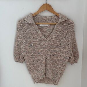 ASTR The Label Rainbow Speckle Knit Sweater Top – EUC